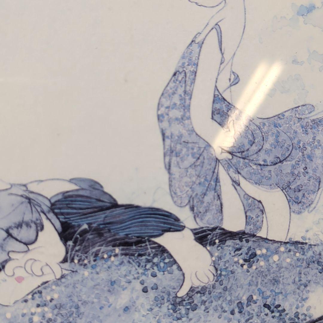 美しい風景画（子供と動物） (A00030)