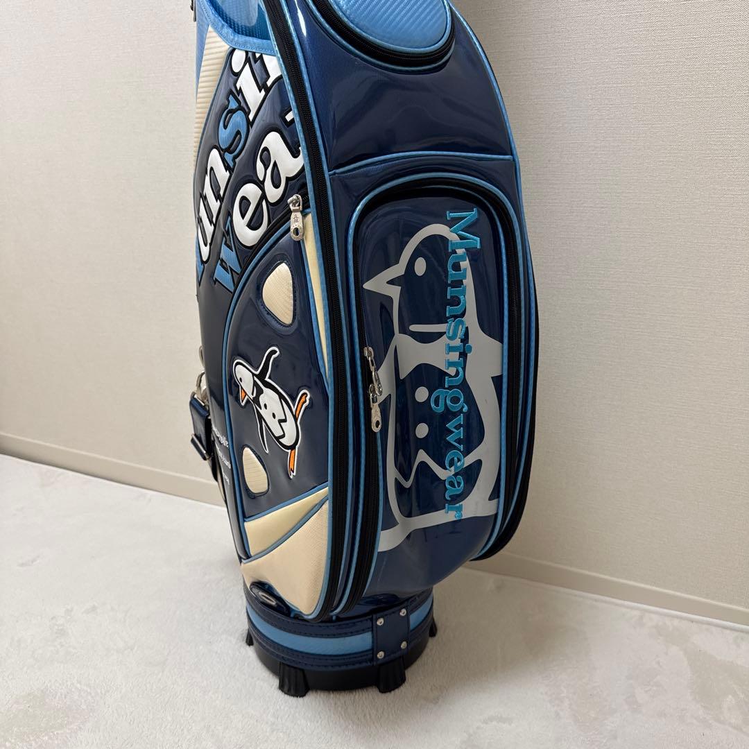 Munsingwear ゴルフキャディバッグ ネイビー