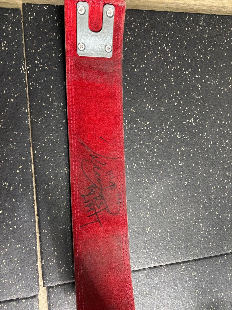 SBD パワーリフティングベルト 黒/赤　Sサイズ