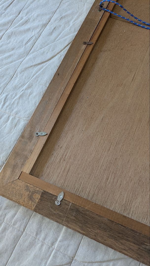 新道繁 リトグラフ 松 額つき 【自宅保管品】