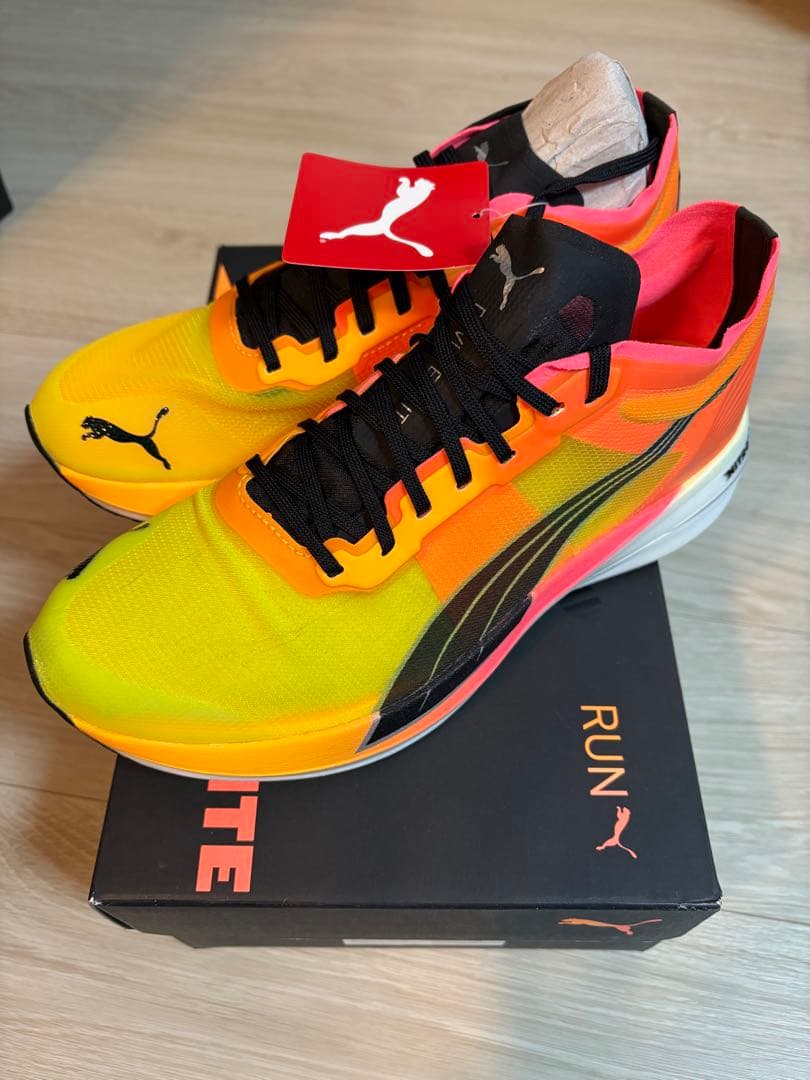 【PUMA】ディヴィエイト ニトロ エリート ファイアーグロー(26.5cm)