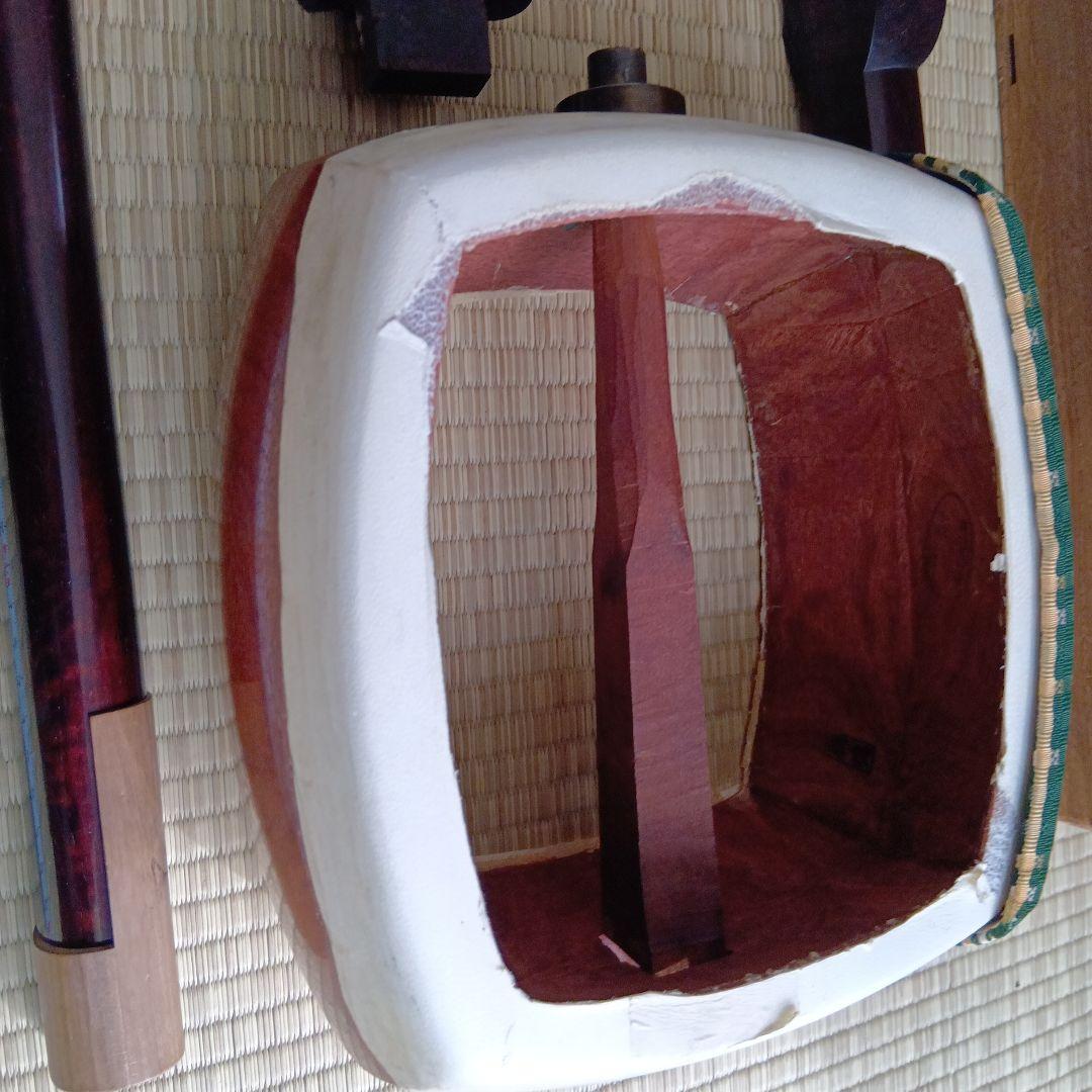 義太夫三味線本体 　文楽　木箱付き