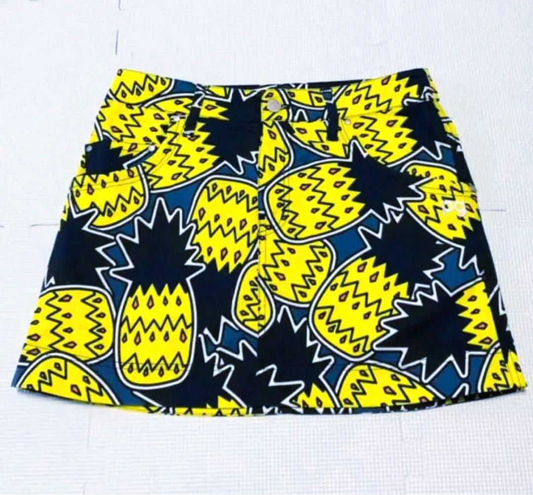 パーリーゲイツパイナップル柄スカート