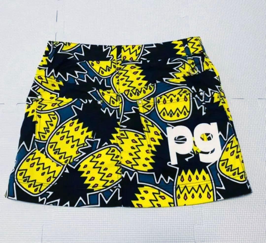 パーリーゲイツパイナップル柄スカート