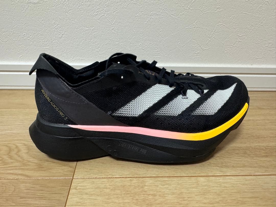 【匿名配送】アディダス アディゼロ アディオスプロ3 26.0cm【美品】