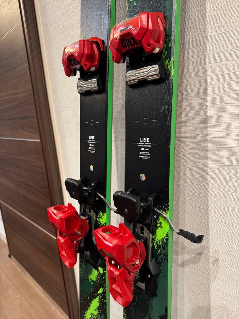 LINE BACON ファットスキー板 ビンディングセット108mm