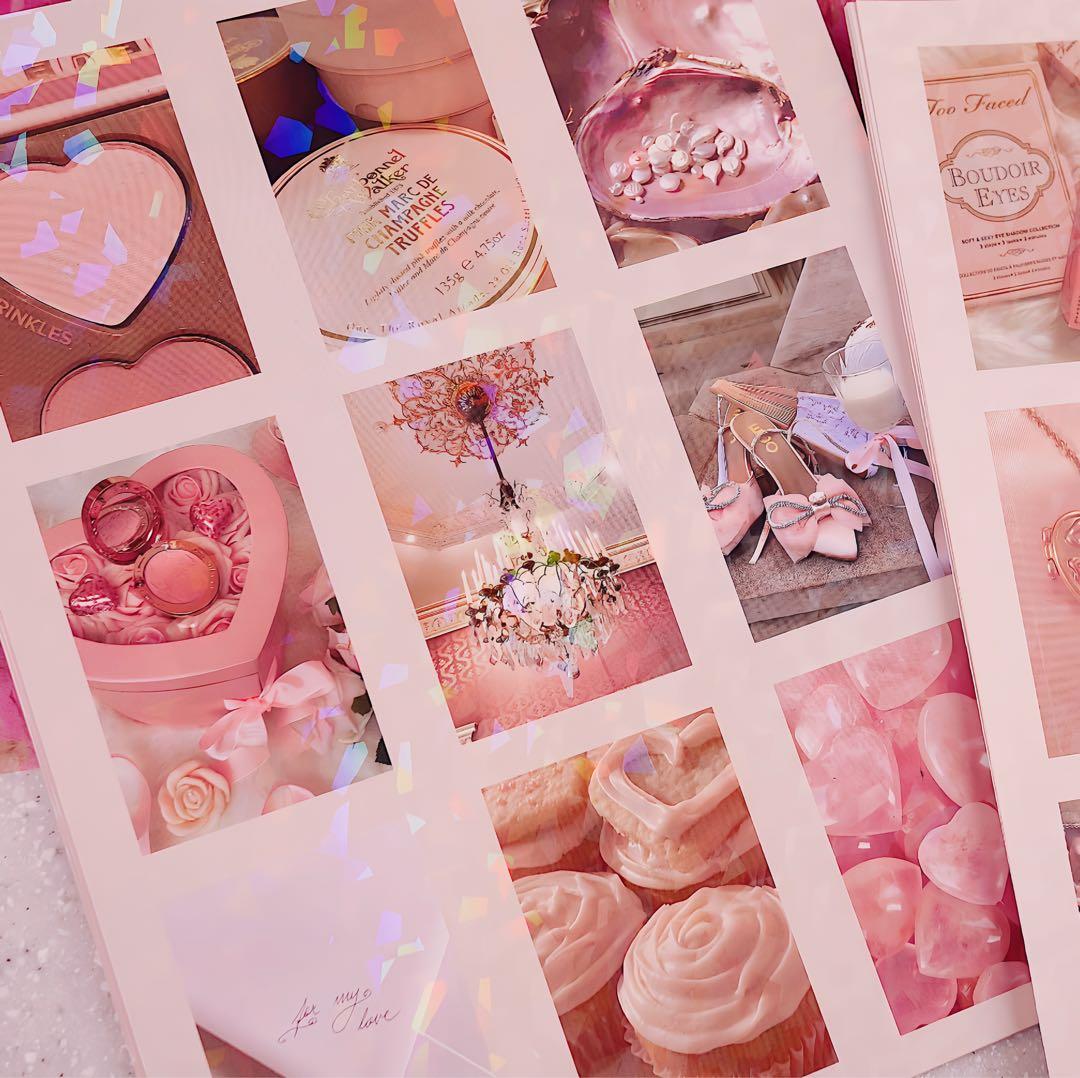 新作♡トレペ＆ホロ コラージ素材set A4デザインペーパー　おすそ分けファイル