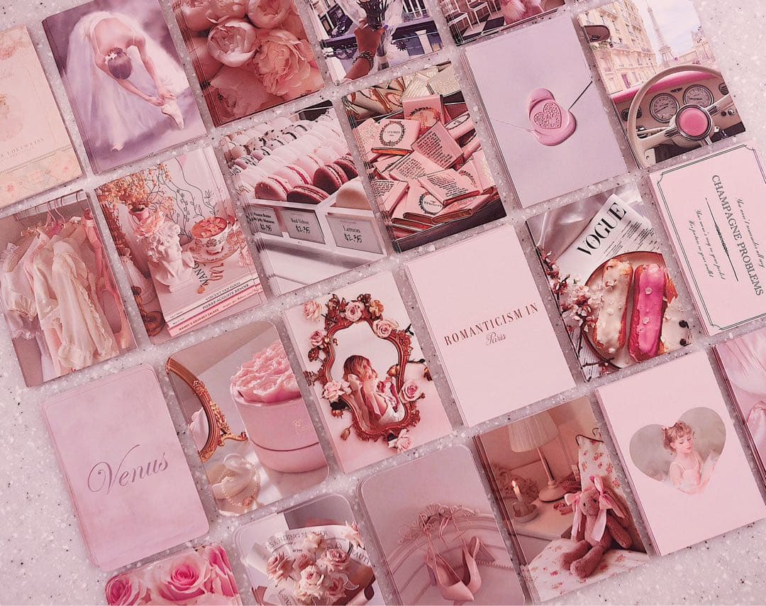 新作♡トレペ＆ホロ コラージ素材set A4デザインペーパー　おすそ分けファイル