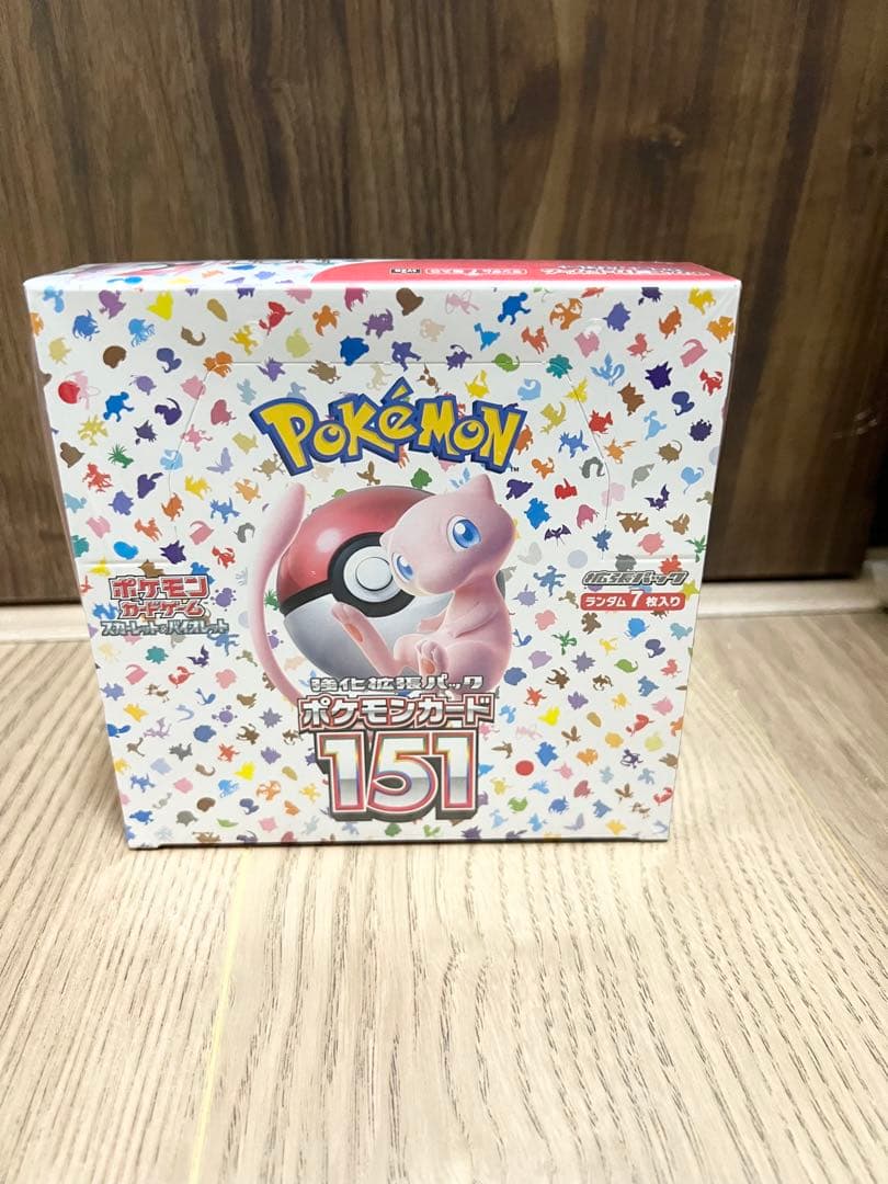 ポケモンカード　151 box シュリンク付き　未開封