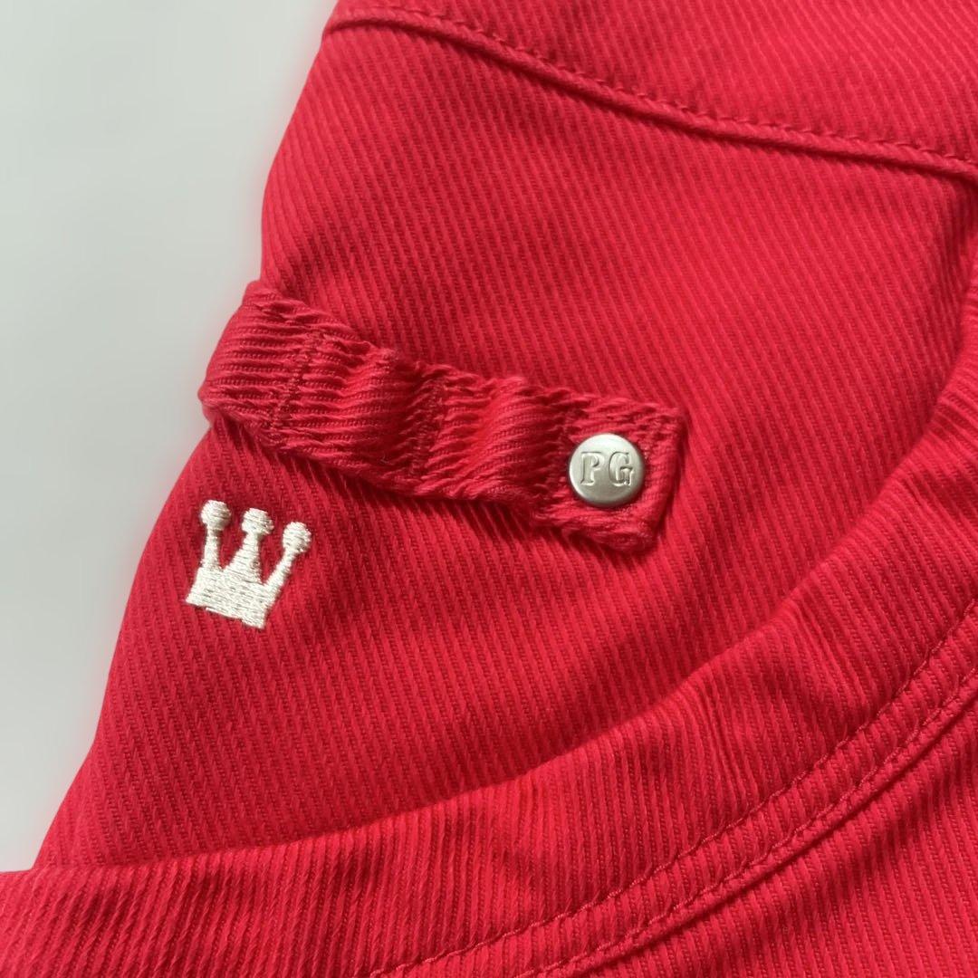 PEARLY GATES デニムスカート 25 レッド