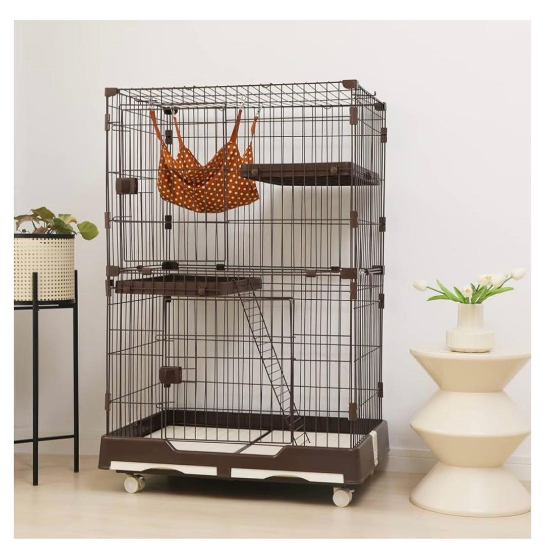 PETTOM キャットケージ 82cm x 82cm x 136cm