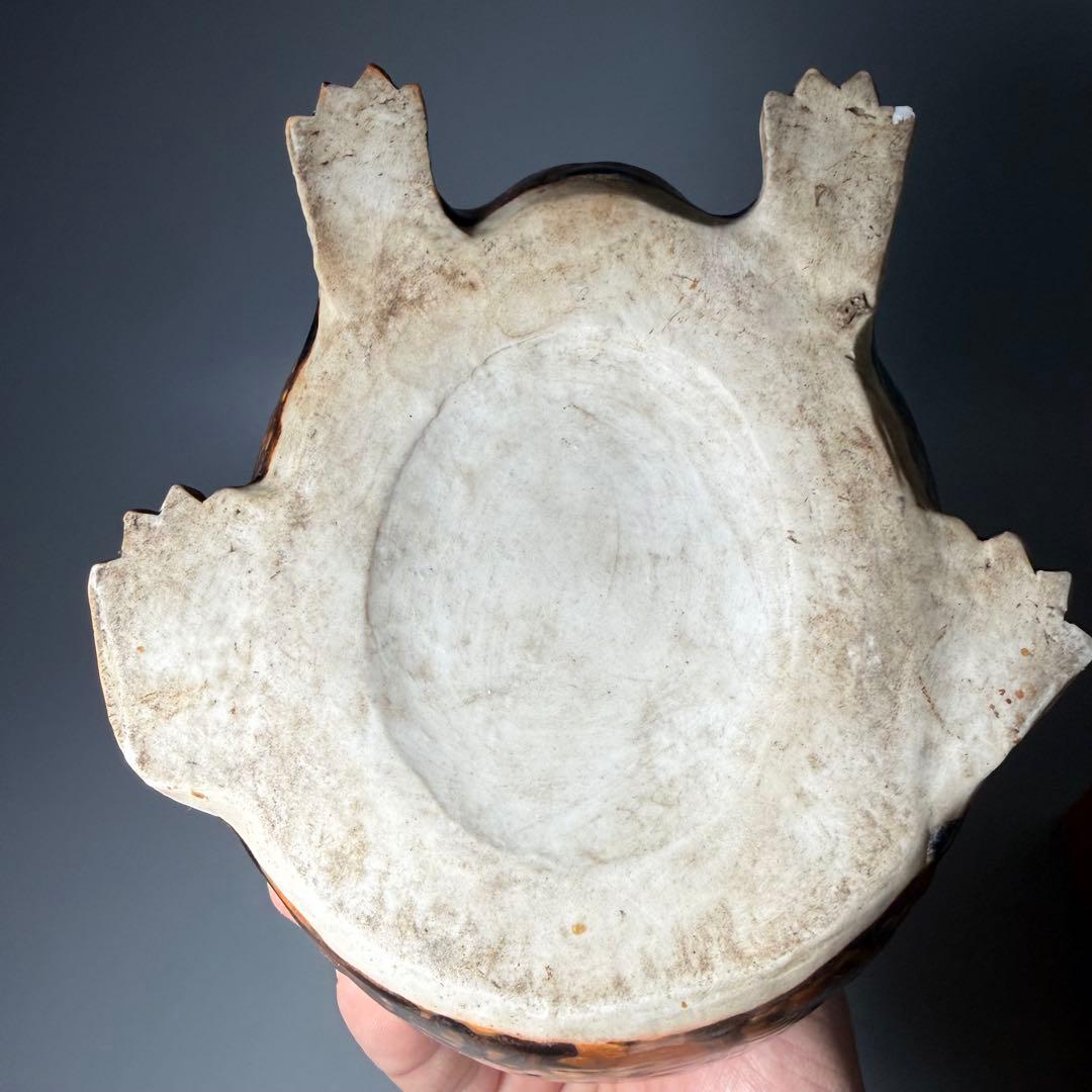 古伊万里　平戸焼　玄武形水注　江戸後期　箱付　オブジェ　愛らしい表情