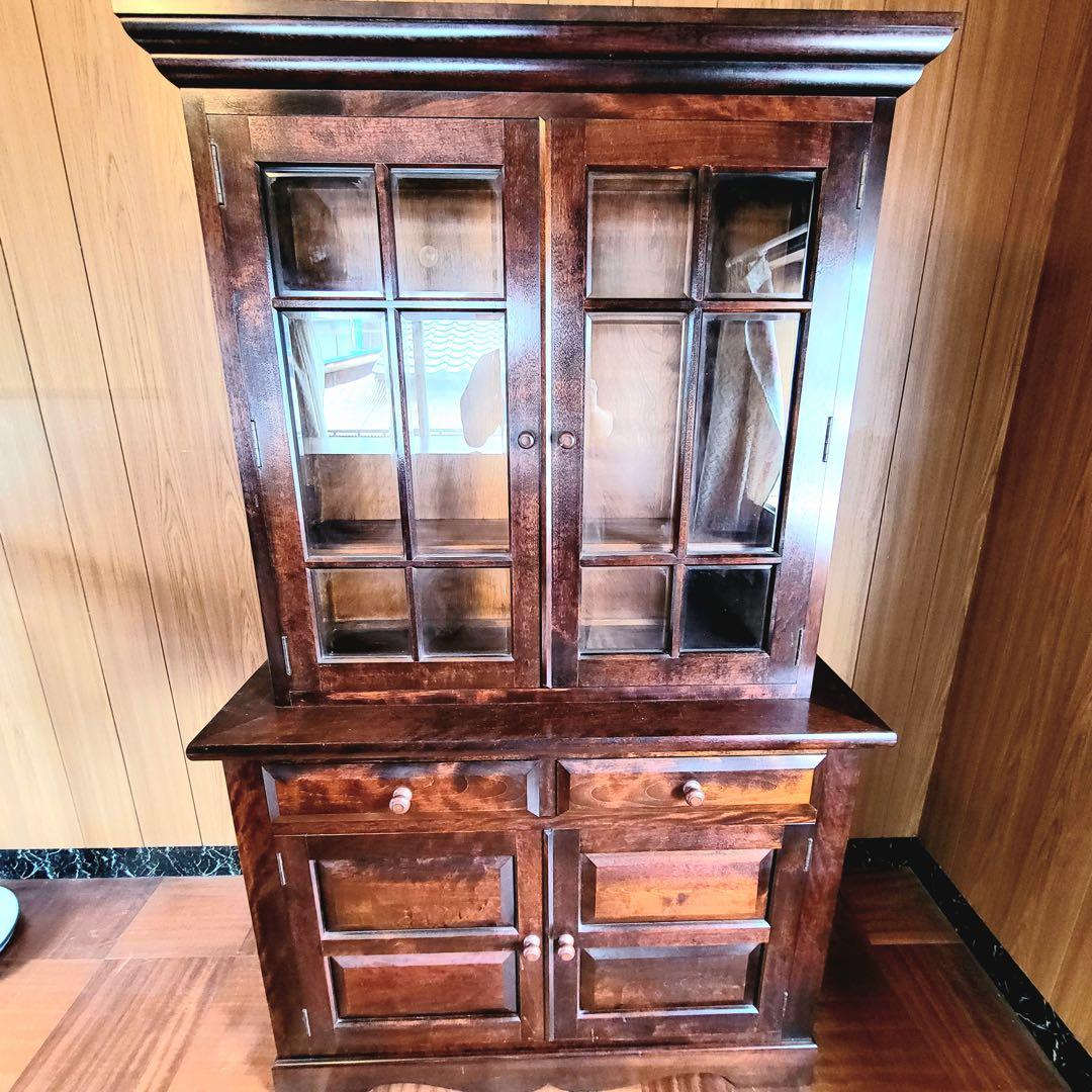 松本民芸家具 ミズメザクラ 食器棚