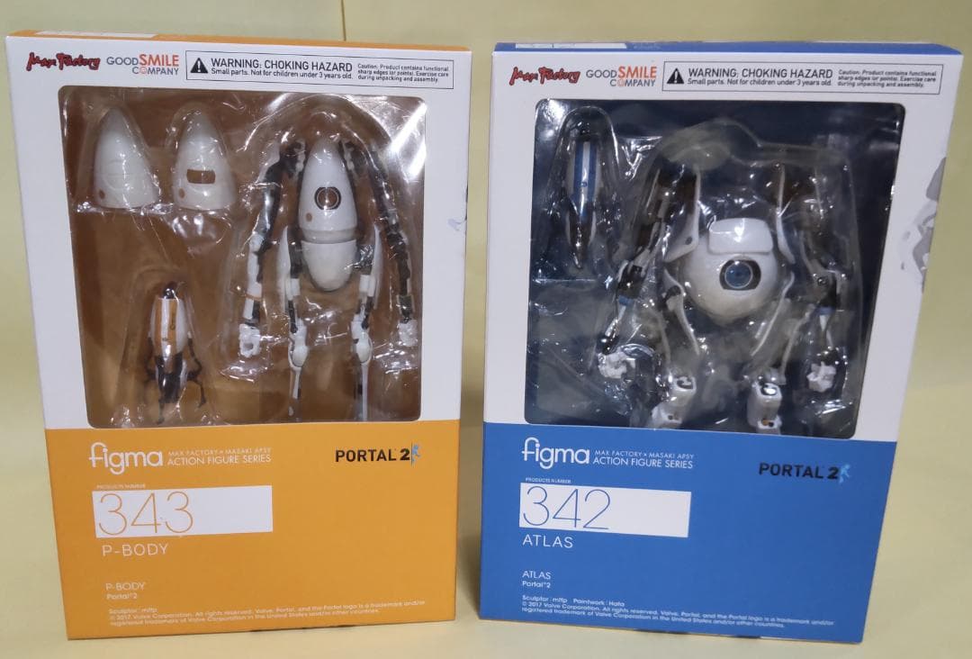 figma PORTAL2 P-Body & Atlas 2体セット [開封済]