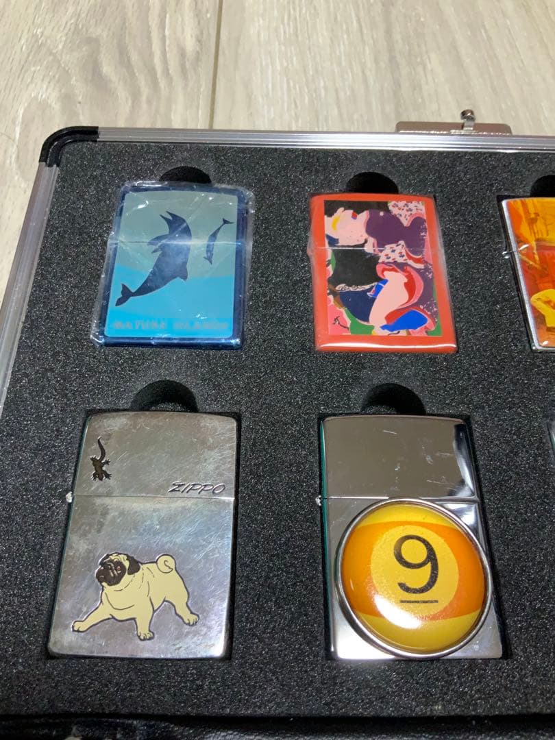 【マニア・コレクター必見】Zippo16個 コレクションケース付 新品 未使用品
