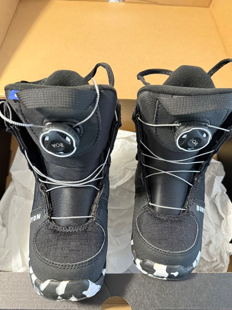 超美品BurtonGromBOA子ども用スノーボードブーツ 11C 17.5cm