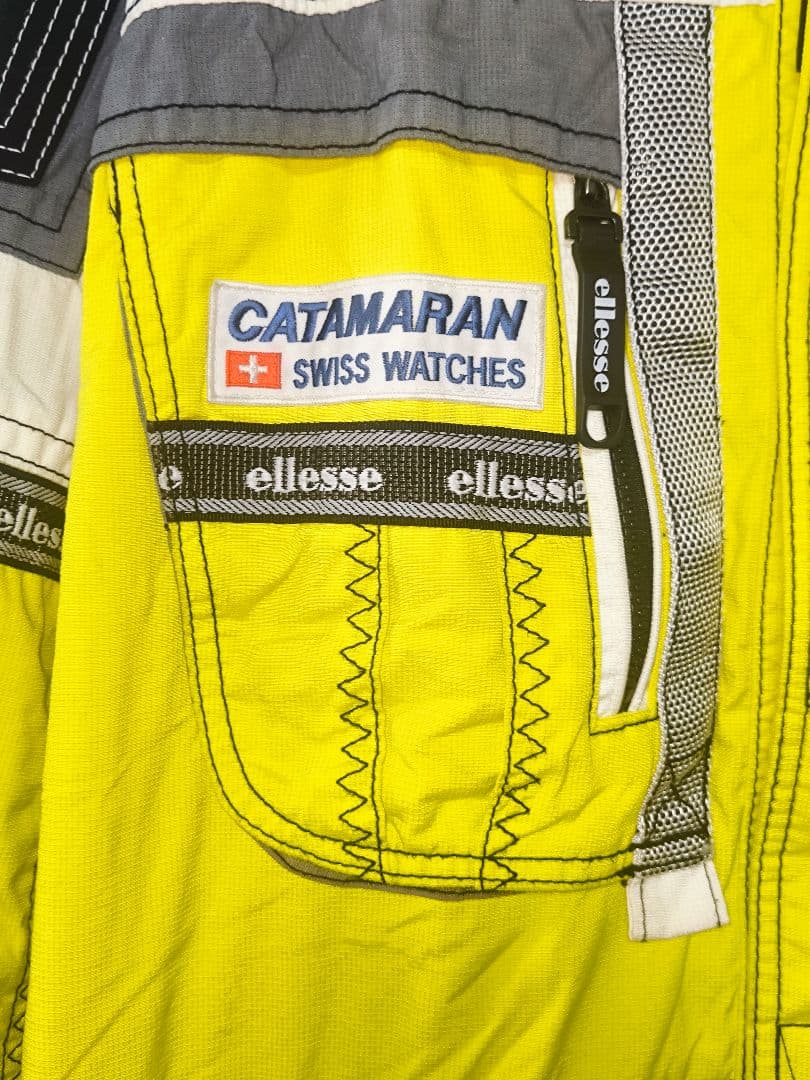 ellesse ヴィンテージ スキーウェア 上下セット Lサイズ 日本製