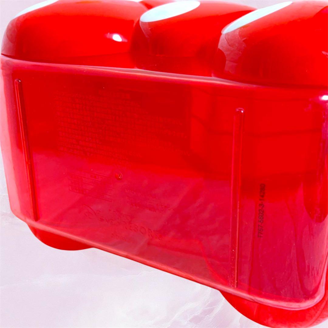 ミニー イヤーマフ ポップコーンバケット 2個セット 赤リボン 水玉 廃盤