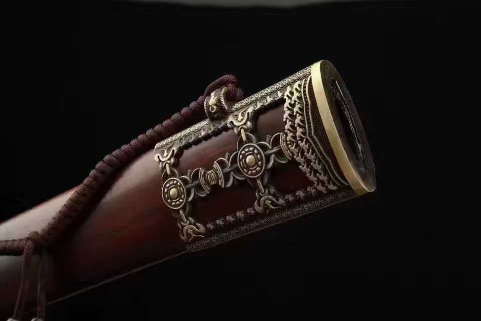 【永楽剣】古兵器 刀装具 日本刀　模造刀 居合刀 武士道 鑑賞用 美術刀 贈り物