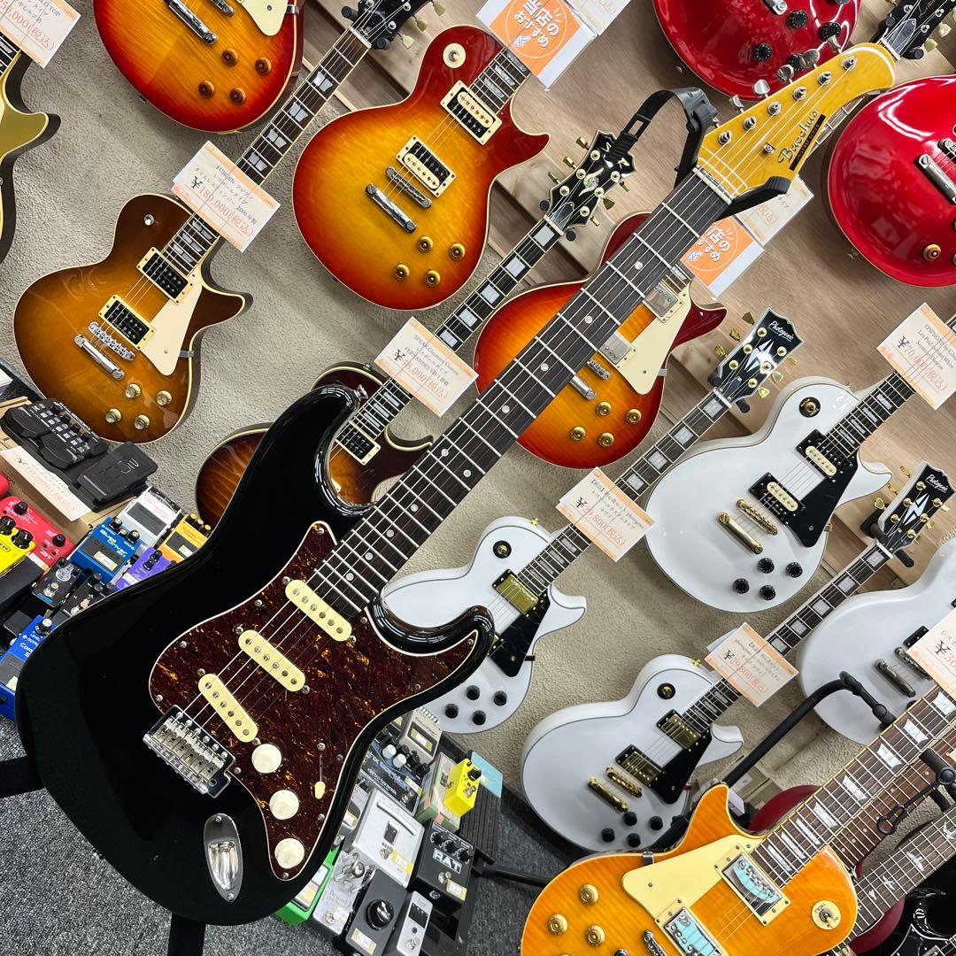 【11602】Bacchus 帯ロゴ 旧ロゴ ストラトキャスター タイプ