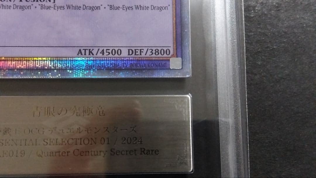 レ*ン様 ARS9「青眼の究極竜」25th シークレット ES01 アジア版 ブ