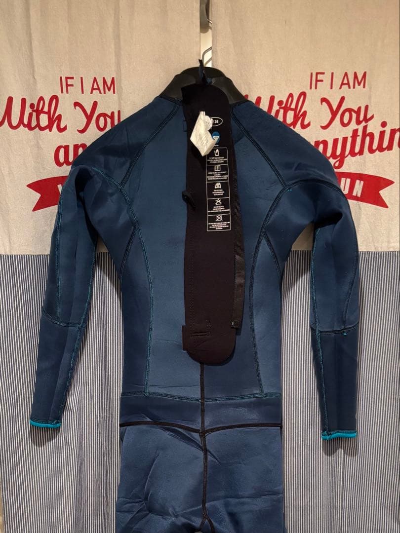 【美品ウェットスーツ】　フルスーツ　ROXY(ロキシー)　Lサイズ