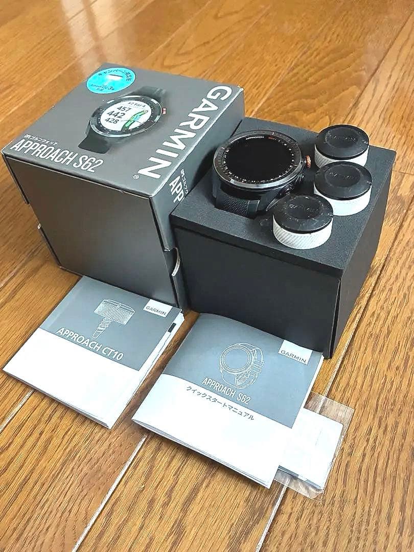 Garmin Approach S62 GPSナビ ブラック CT10付属