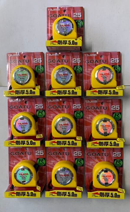 タジマ スケール コンベックス 剛厚ロック-25 GAL2550S×10個