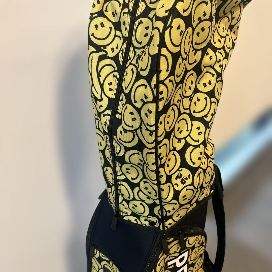 パーリーゲイツ　キャディバッグ　ネイビー　ニコちゃん