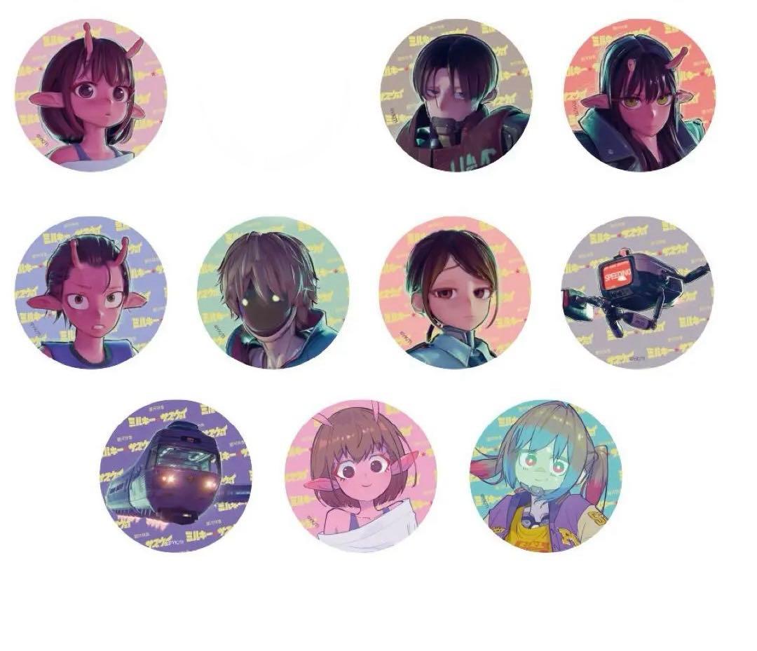 銀河特急　ミルキーサブウェイ　シーンセレクト缶バッジ　コンプリートセット