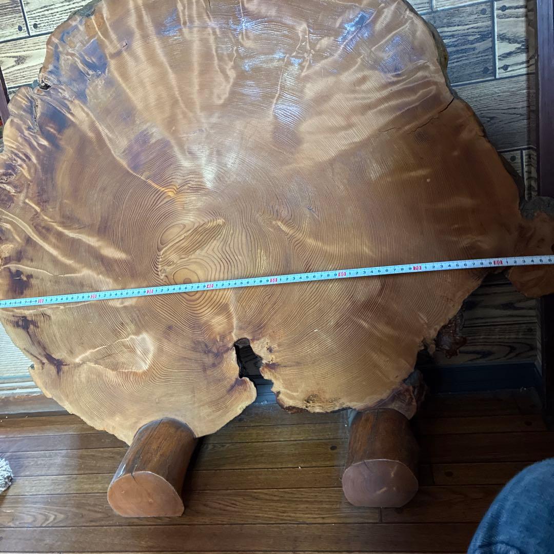 【used】　屋久杉　1枚板　置物　工芸品　衝立