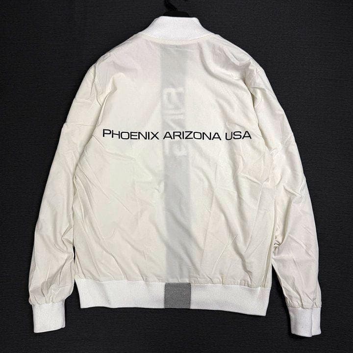 新品 ピン ゴルフ フルジップ ニット リバーシブル ジャケット ホワイト LL