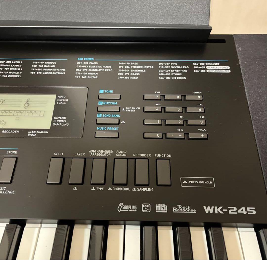 CASIO カシオ　キーボード　WK-245　76鍵