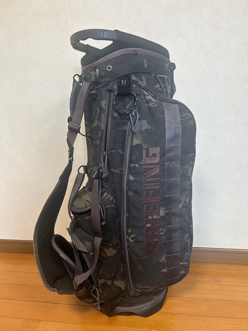 BRIEFING 迷彩柄 キャディバッグ