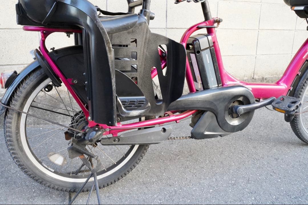 電動自転車 ヤマハ 20インチ 子供乗せ アシスト 中古 011702