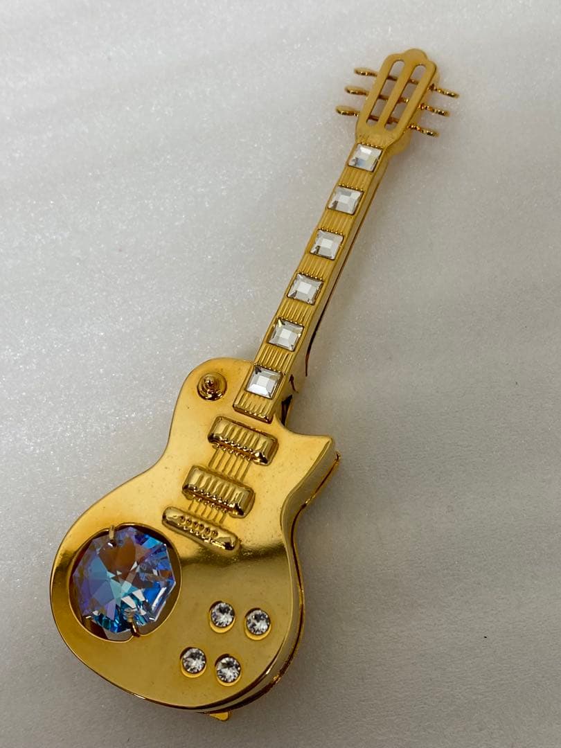 3-2673 スワロフスキー　ミニチュアハイヒール・楽器5点セット