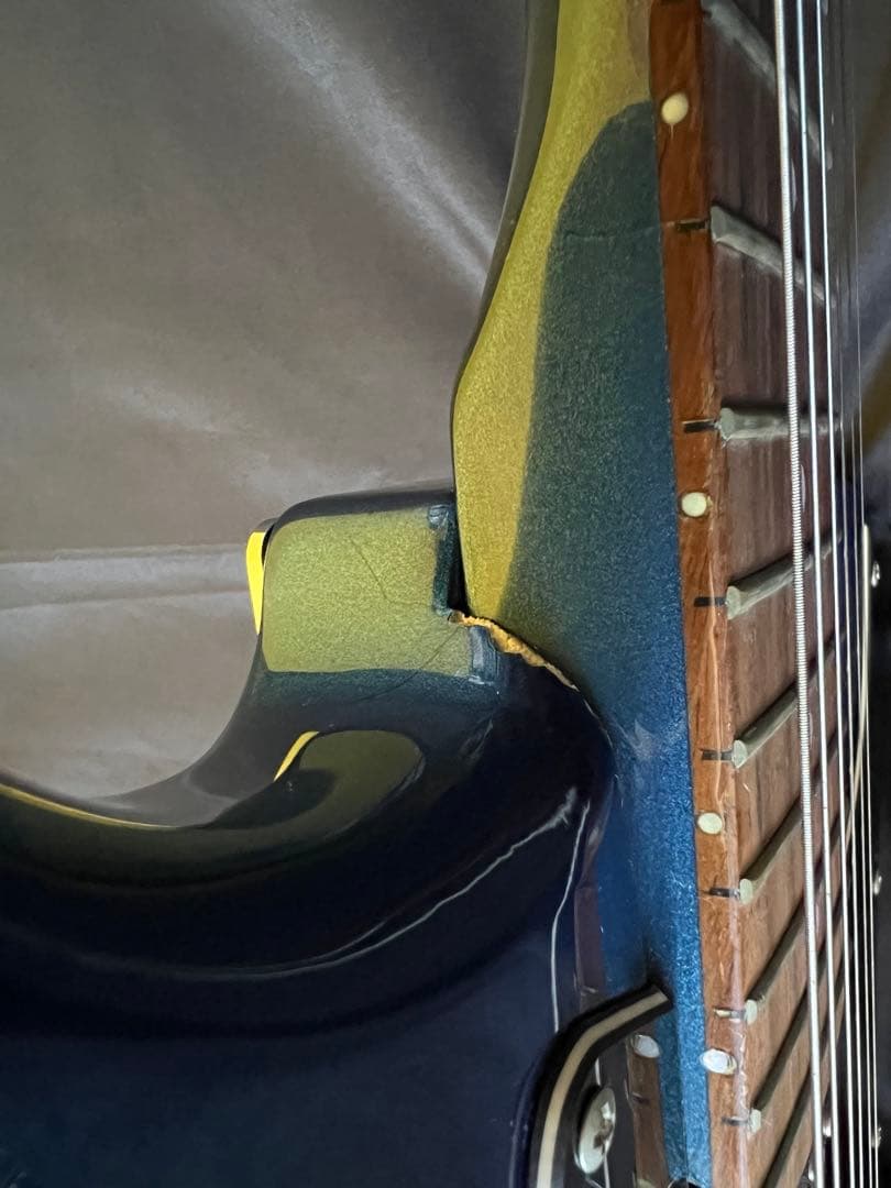 SELVAエレキギターブルーメタリックストラト石橋楽器オリジナル ソフトケース付