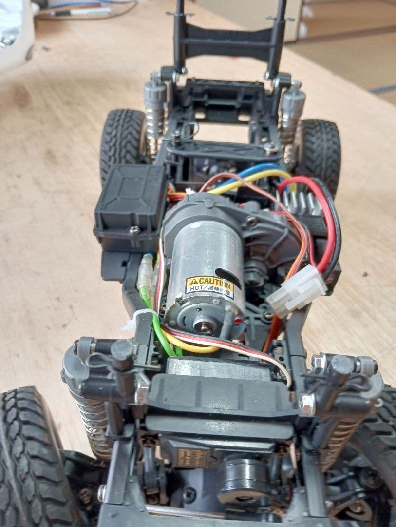 メカ付 タミヤ トヨタ ランドクルーザー 300 CC-02シャーシ ラジコン