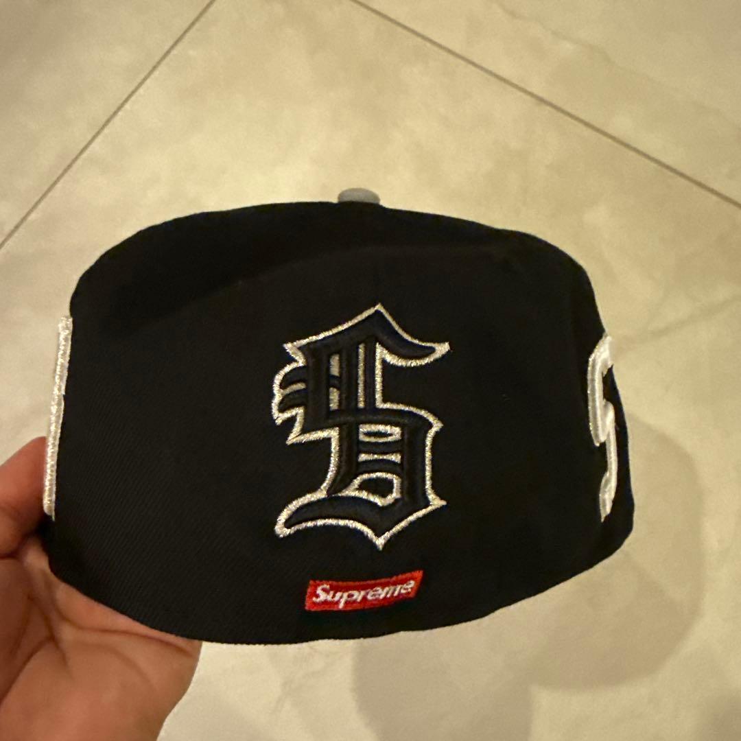 Supreme 59FIFTY ブラック キャップ 7 1/8