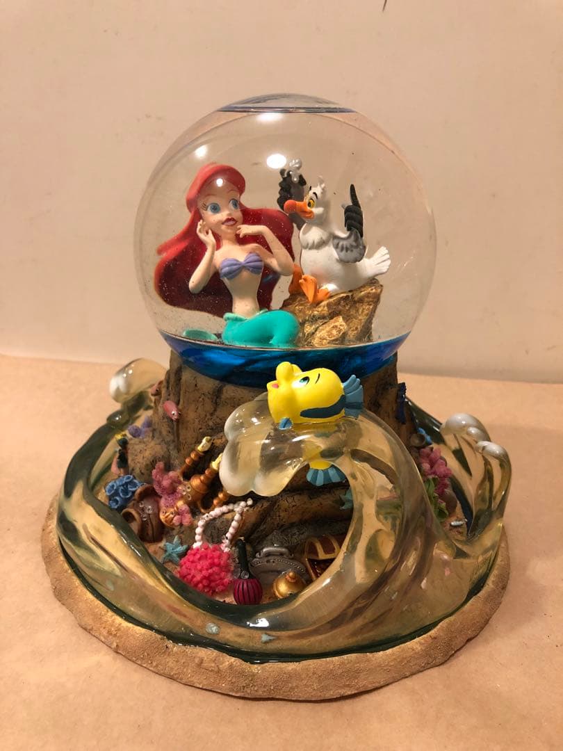 ディズニー　リトルマーメイド　アリエル　スノードーム　スノーグローブ