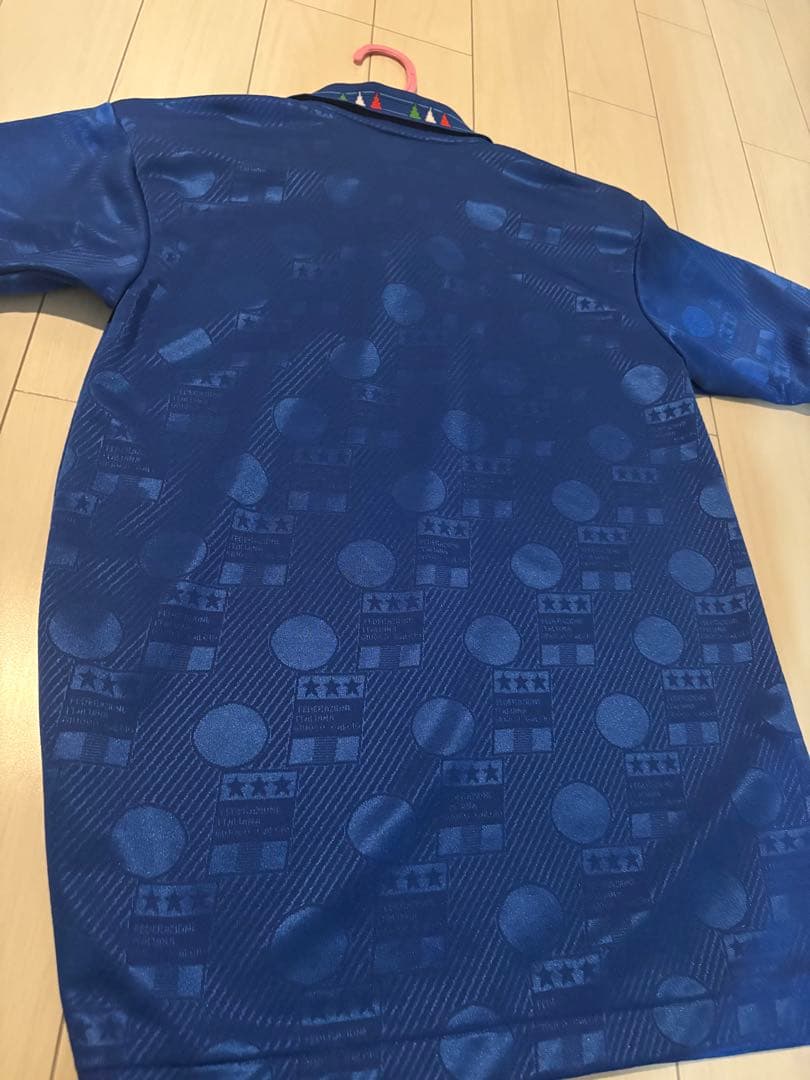 イタリア代表 サッカーウェア Diadora製 ヴィンテージ 総柄 M相当