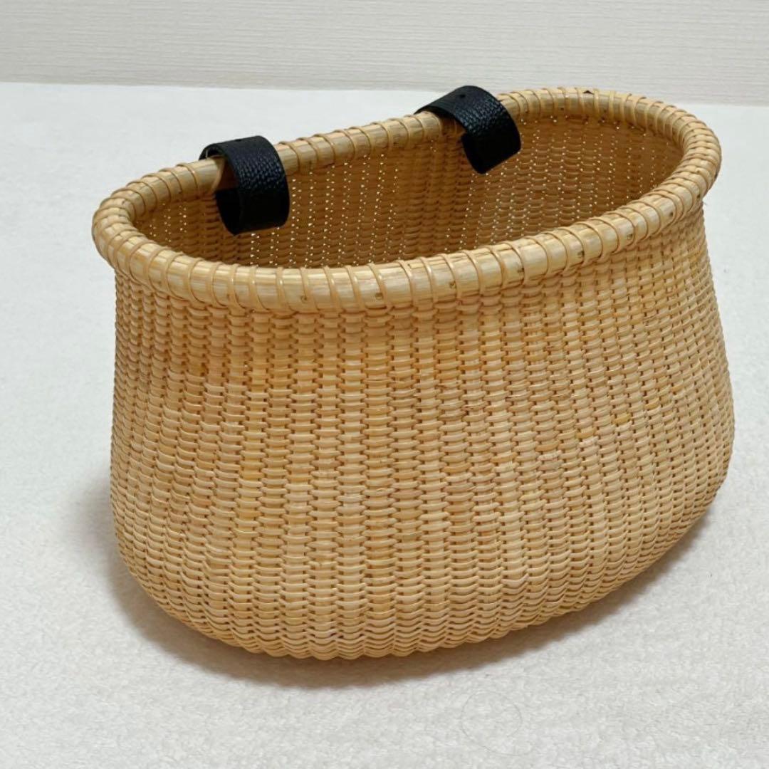 ナンタケットバスケット 自転車かごバスケット ラタン 籐 収納 おしゃれ