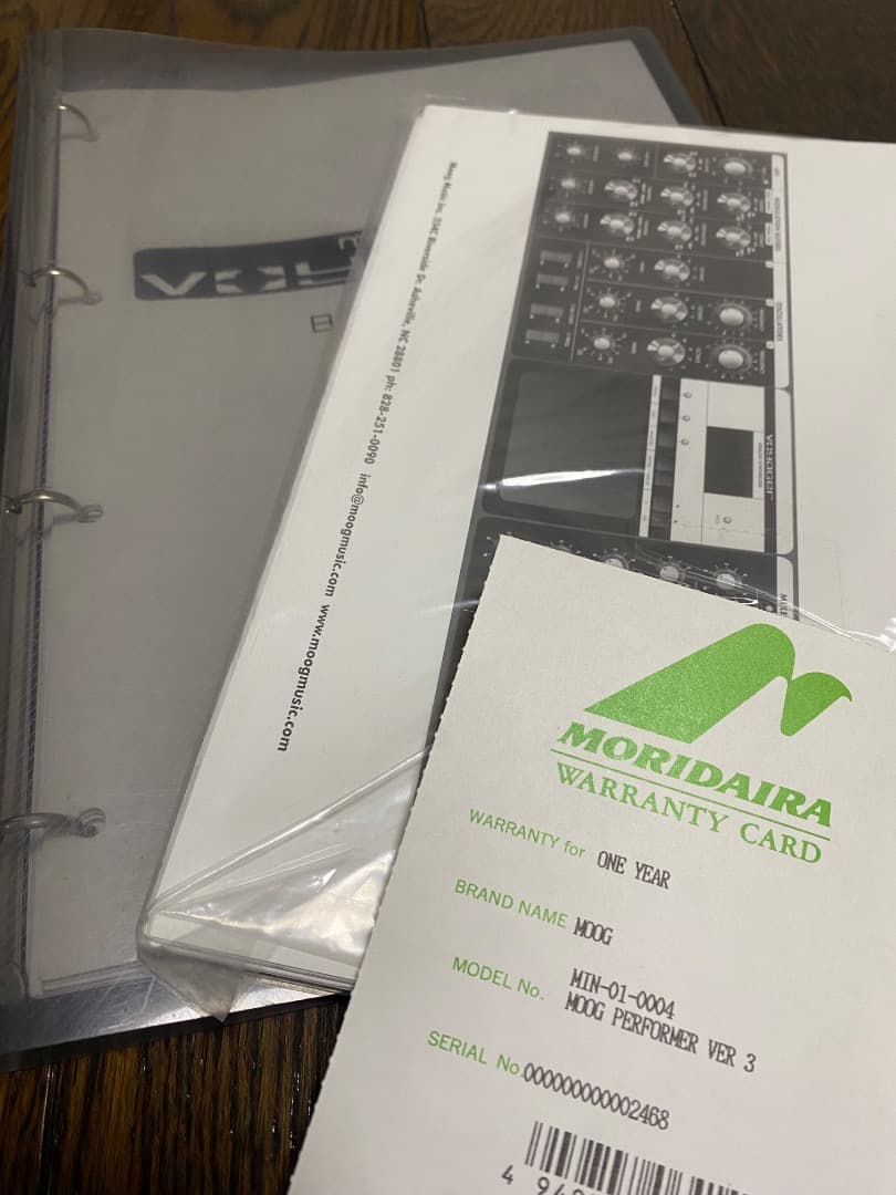 鍵盤楽器 Minimoog Voyager Performer Edition