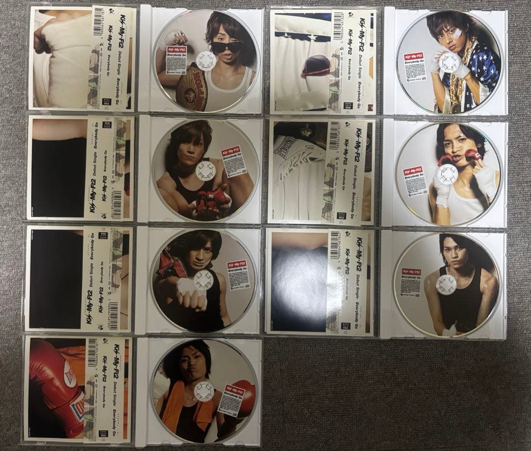 キスマイショップ盤CD Everybody Go キーホルダー付