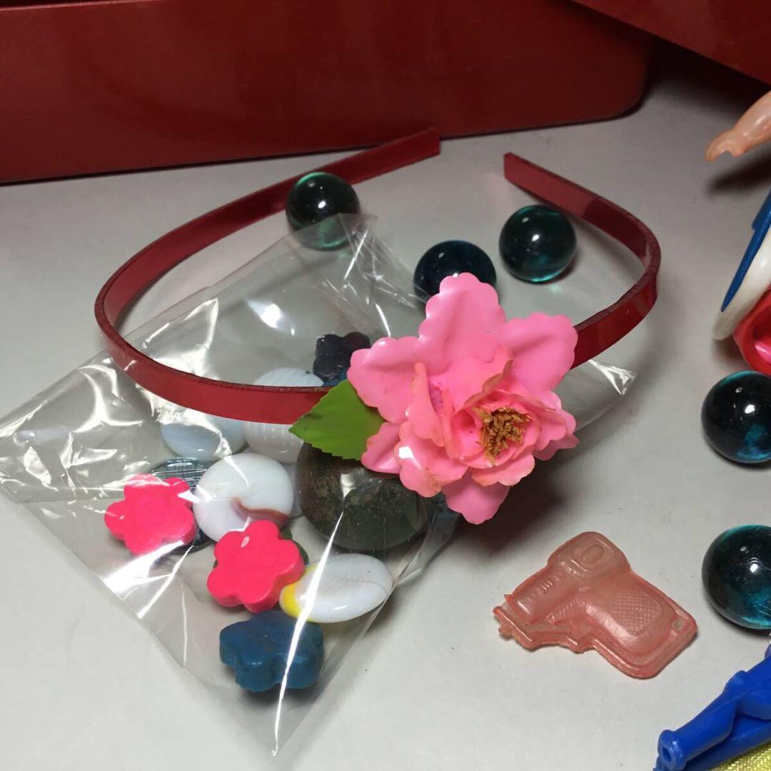 ヴィンテージ◆駄菓子屋セット①◆セルロイド人形 アンティーク 昭和レトロ