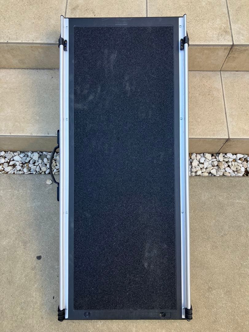 犬用スロープ アルミ製伸縮式ペットスロープ