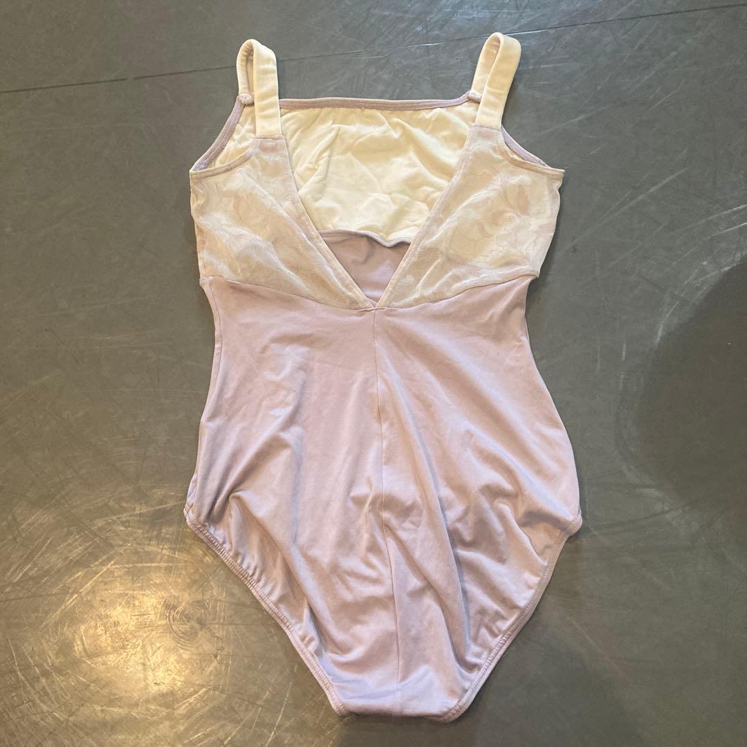 Mサイズ バレエレオタード　肩紐　ベルベット