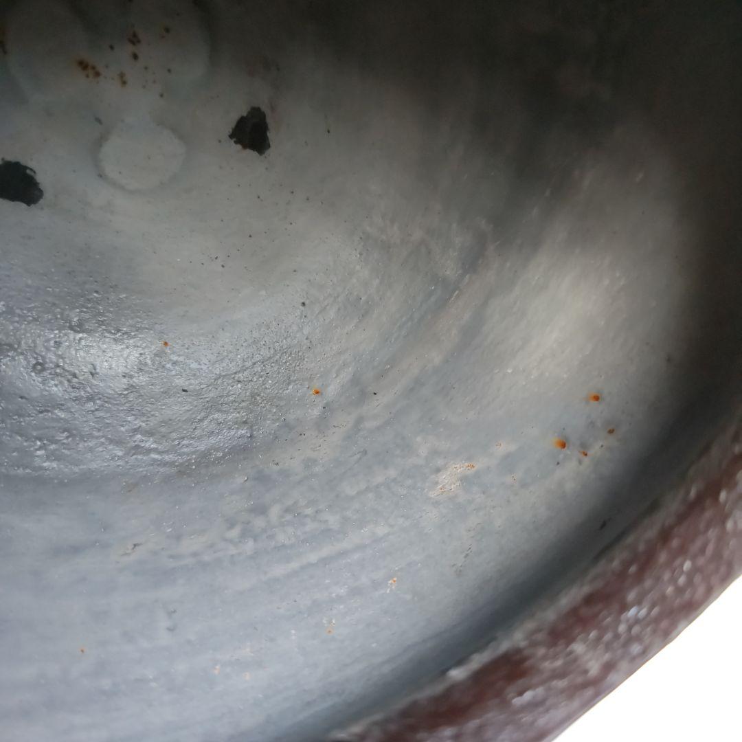 イ761 釜『釜師　橋本辰敏』『阿古陀釜　鉄釜　共箱』釜鐶付　茶道具