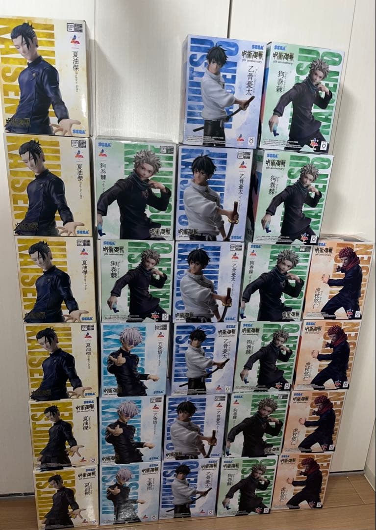 呪術廻戦5周年Luminasta　五条悟　虎杖　狗巻棘　乙骨憂太　夏油傑