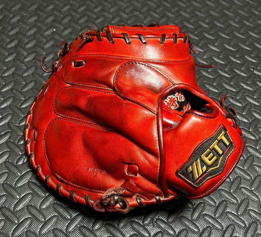 日本製 ZETT プロステイタス オーダー 硬式 キャッチャー ミット 中村悠平